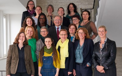 Staatssekretär Peter Hofelich MdL begrüßt Vorbild-Unternehmerinnen in Stuttgart